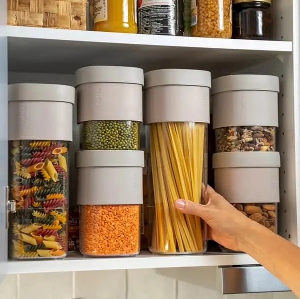 Lekue Flip Opbevaringsboks Sæt - 3 Dele - Billede 3