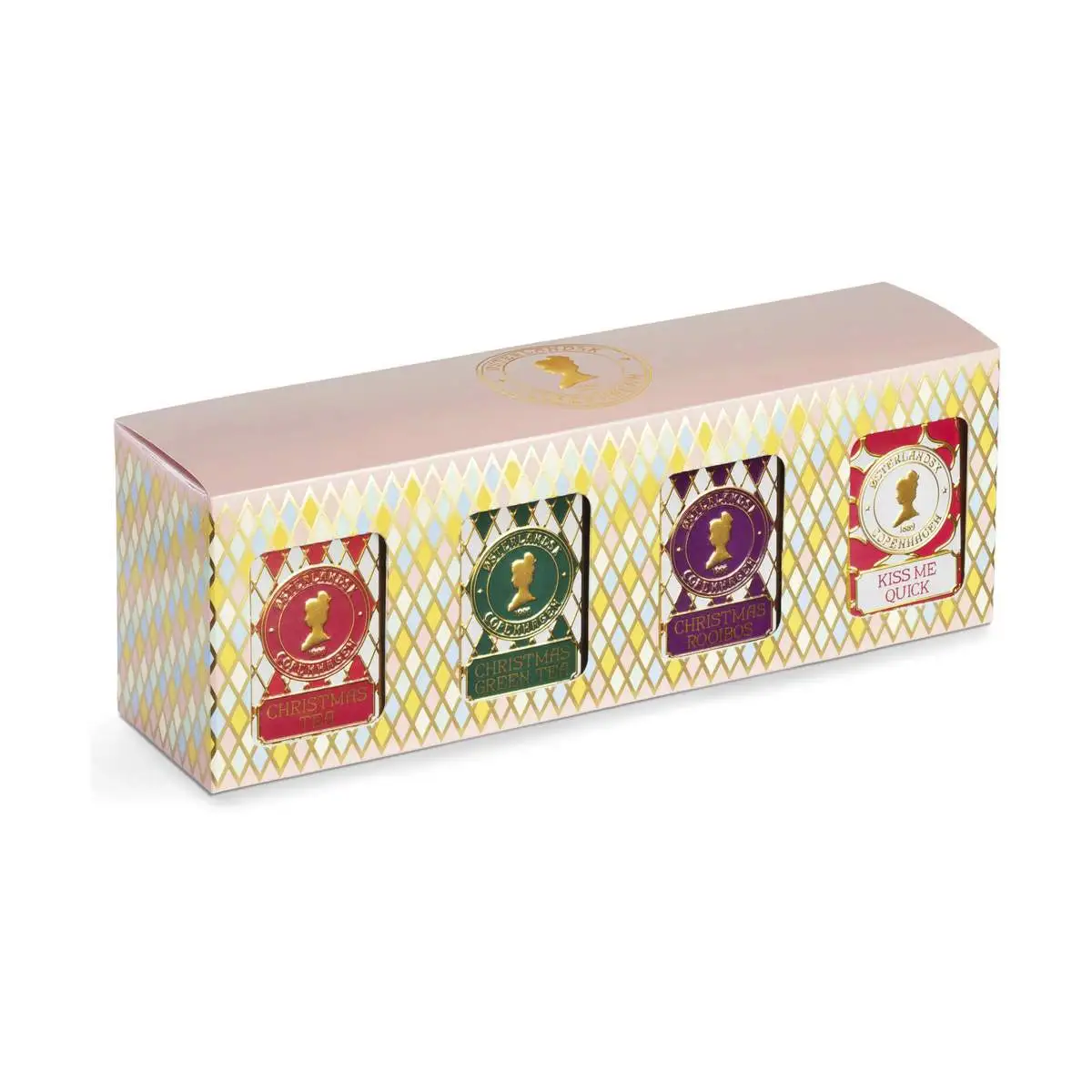 Østerlandsk 1889 Copenhagen Gaveæske Julete - 4 Dåser