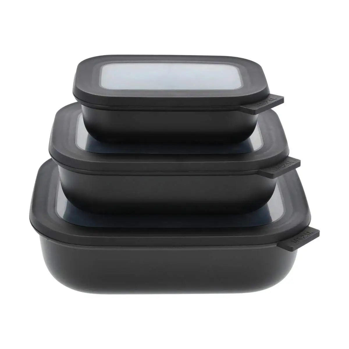 Mepal Cirqula Opbevaringsskålesæt Lav M. Låg - 6 Dele