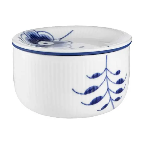 Royal Copenhagen Blå Mega Riflet Krukke