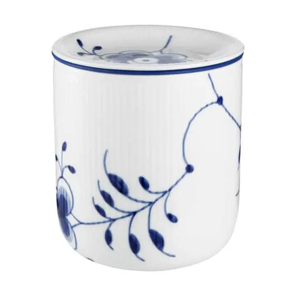Royal Copenhagen Blå Mega Riflet Krukke