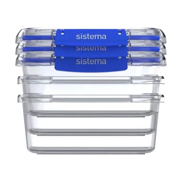 Sistema Klip-It Plus Opbevaringsbokse - 6-pak - Billede 3